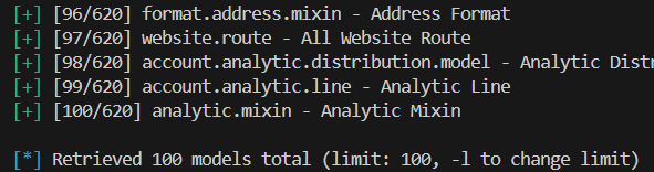 Model enumeration from a file