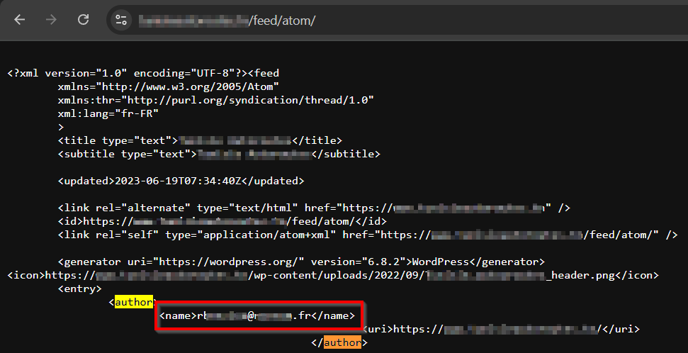 WordPress /feed/atom